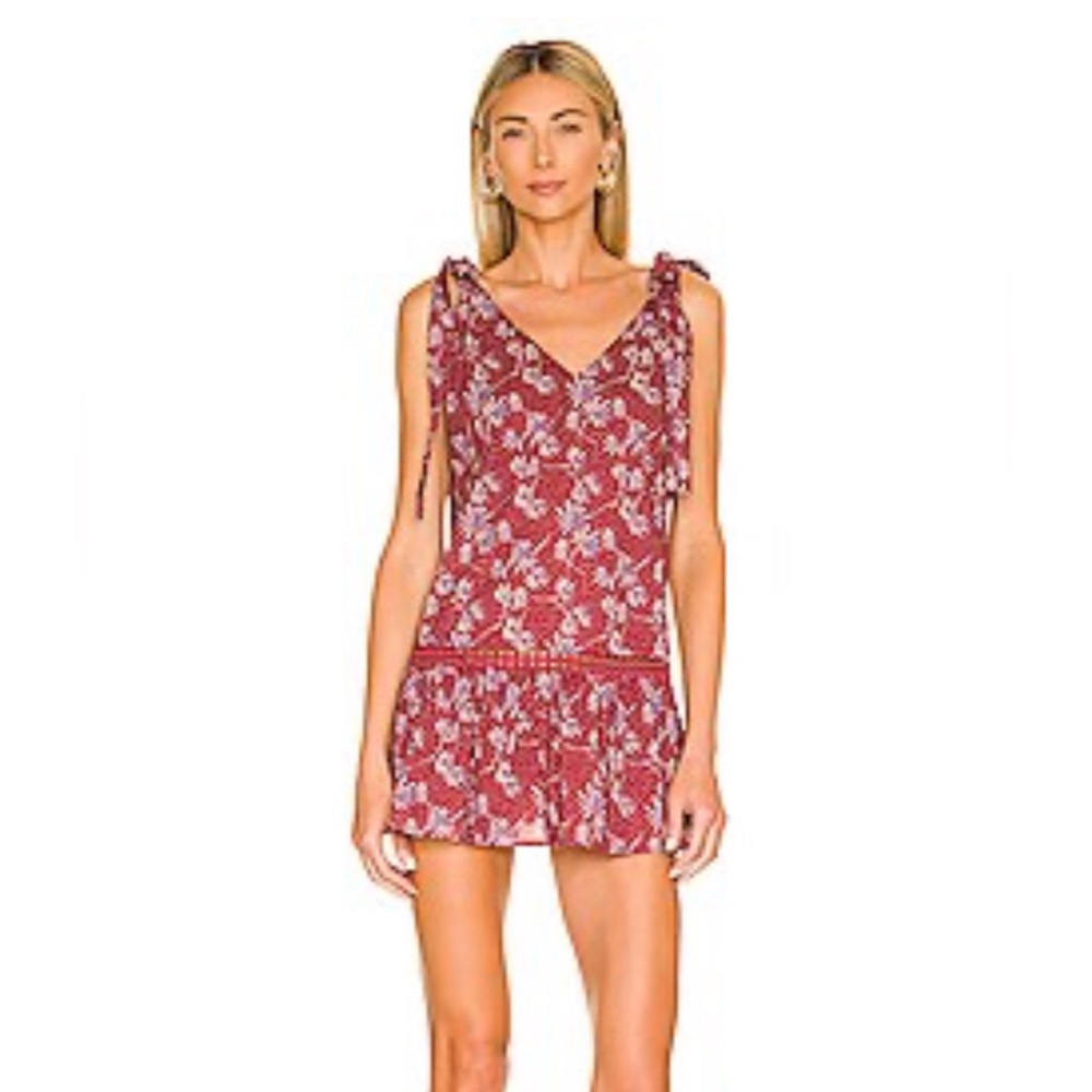 Eberjay Kayla Dress in Brick & Delphinium